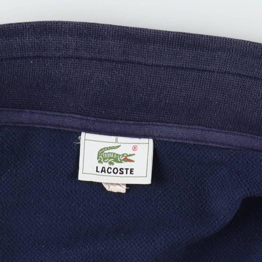 LACOSTE（ラコステ） 古着 鹿の子 フルジップスウェットシャツ