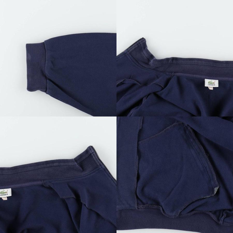 LACOSTE（ラコステ） 古着 鹿の子 フルジップスウェットシャツ