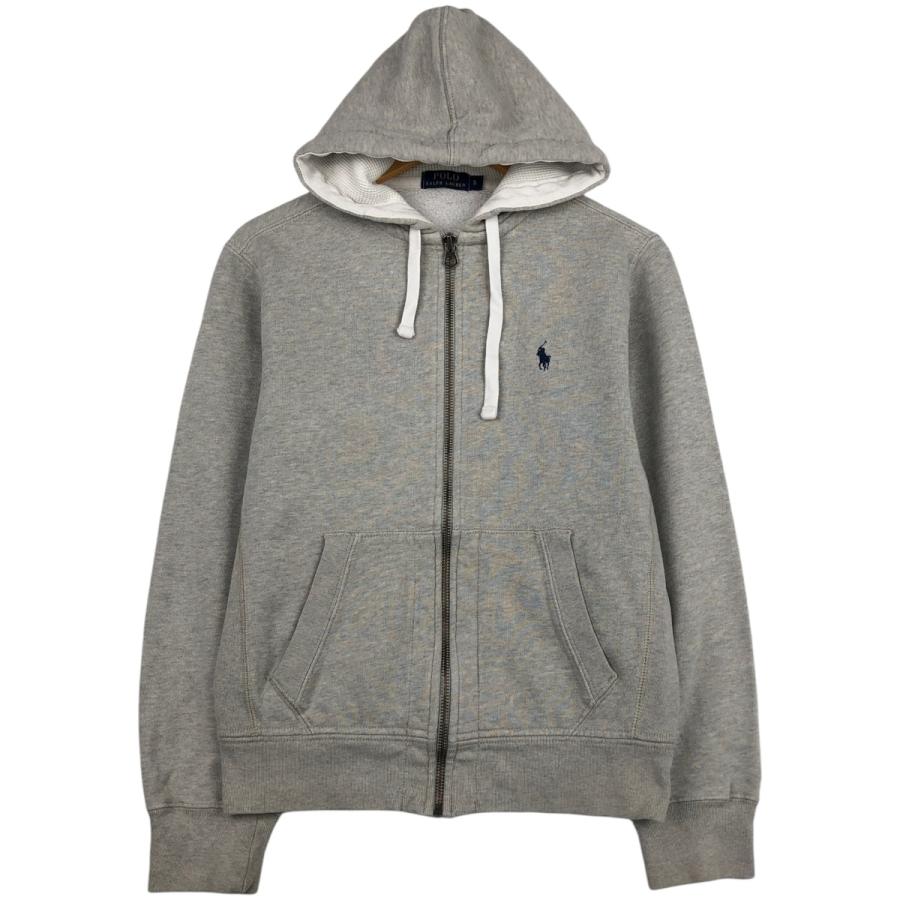 polo Ralph Lauren 古着　スウェットパーカー 古着 Polo Ralph Lauren ワンポイント ソリッド スウェット ジップ