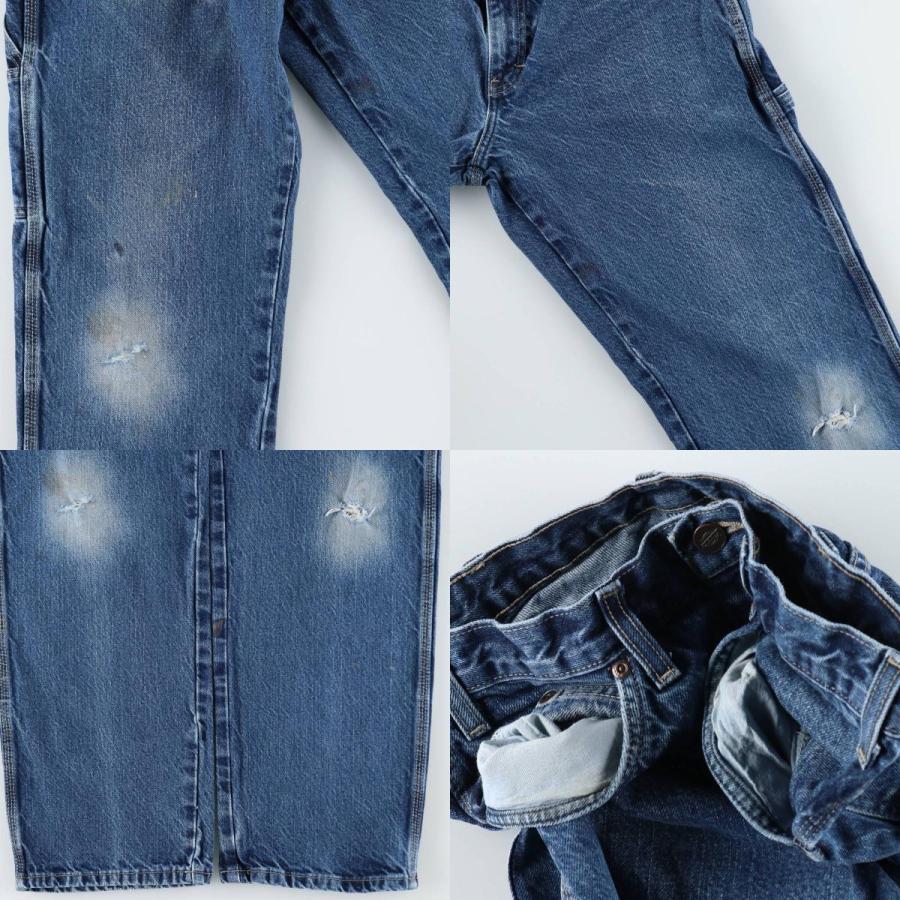 古着 ディッキーズ Dickies デニムペインターパンツ メンズw32相当/eaa631185 Dickies（ディッキーズ） 古着 デニムペインターパンツ メンズw32相当