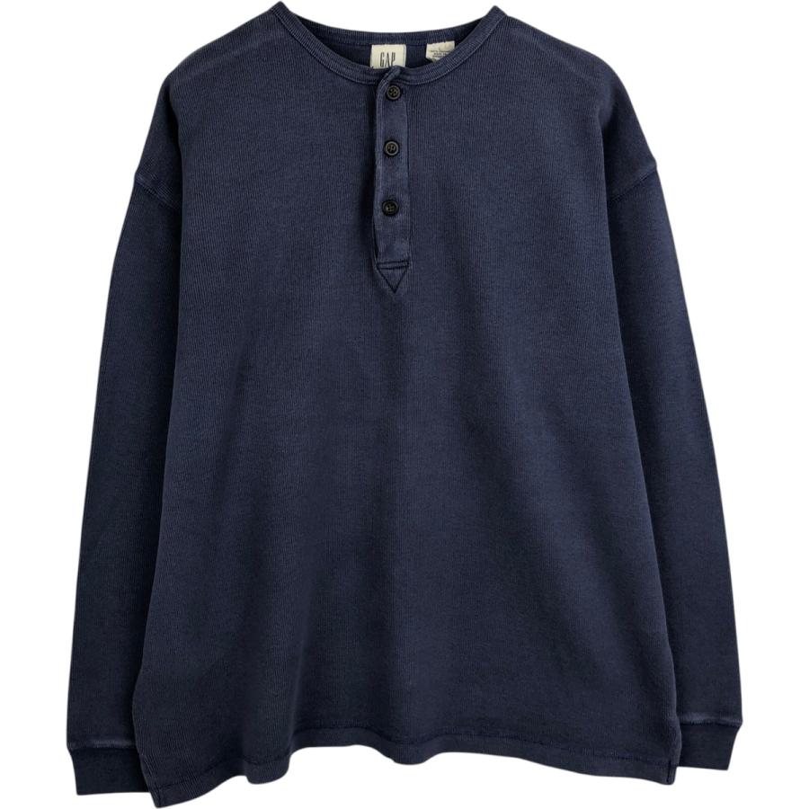 GAP（ギャップ） 古着 00年代 無地 ロングTシャツ ロンT メンズL相当