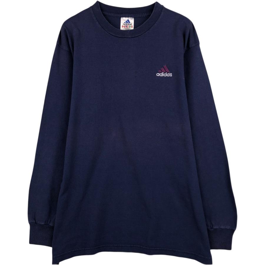 adidas（アディダス） 古着 90年代 ロングTシャツ ロンT USA製 メンズM