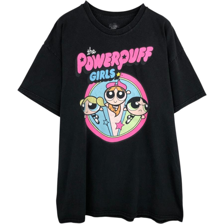 90s Powerpuff Girls パワーパフガールズ Tシャツ XXL 古着 THE POWERPUFF GIRLS パワーパフガールズ キャラクタープリントT