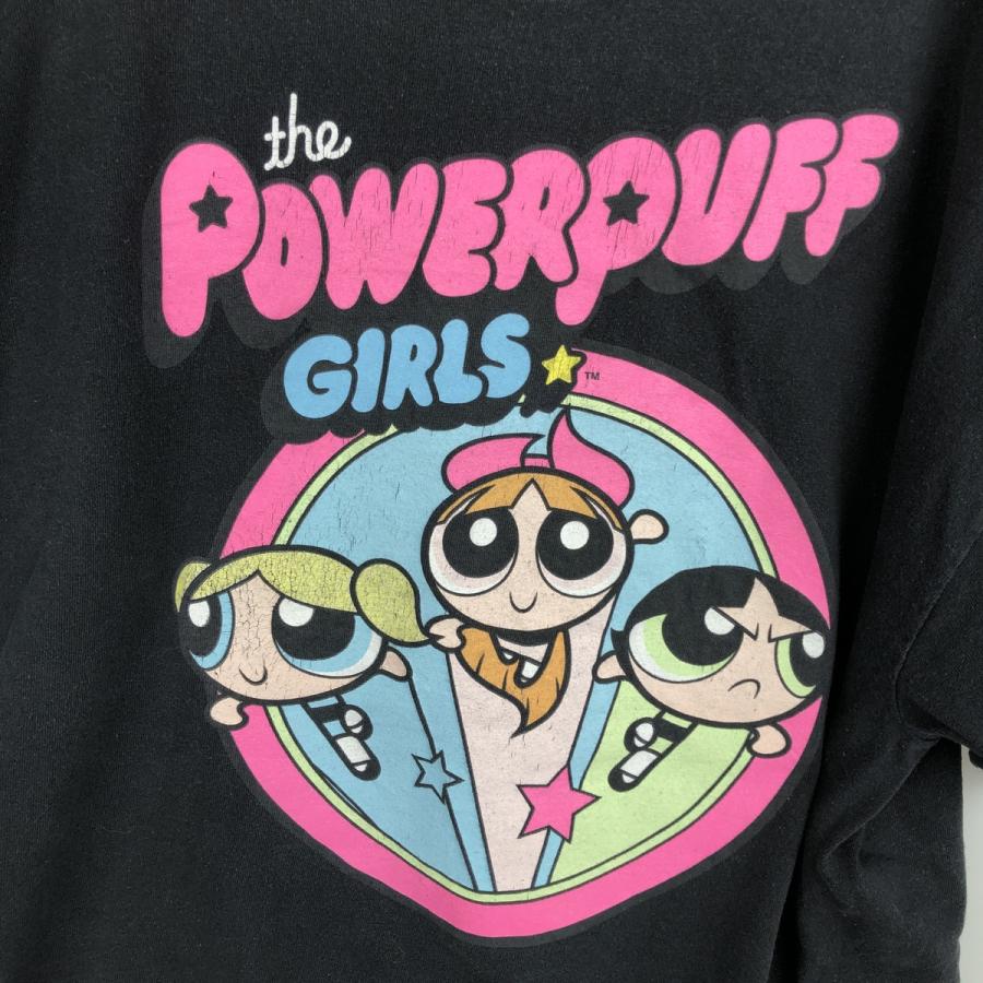 古着 THE POWERPUFF GIRLS パワーパフガールズ キャラクタープリントT