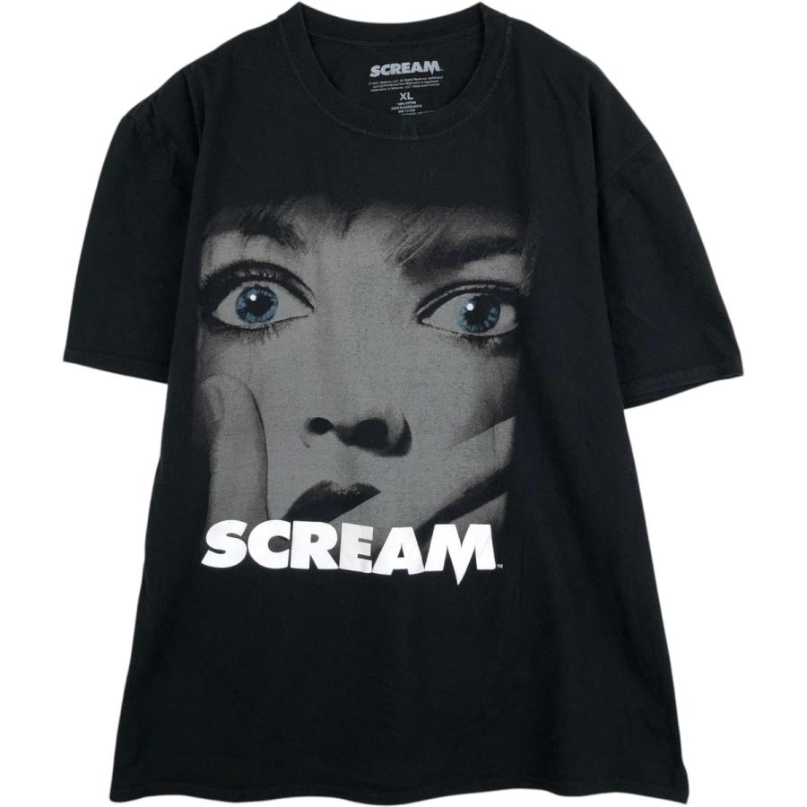 古着 Scream スクリーム 映画 ムービーTシャツ メンズXL相当