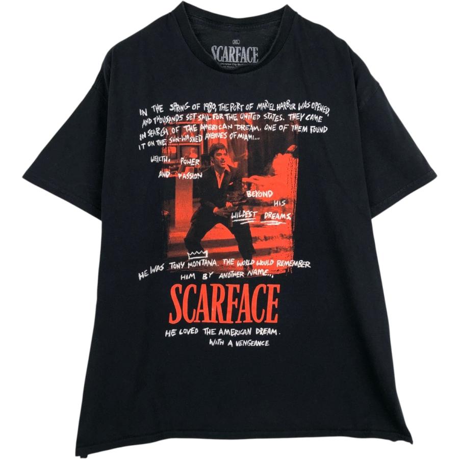 古着 Scarface スカーフェイス 映画 ムービーTシャツ メンズXL相当 