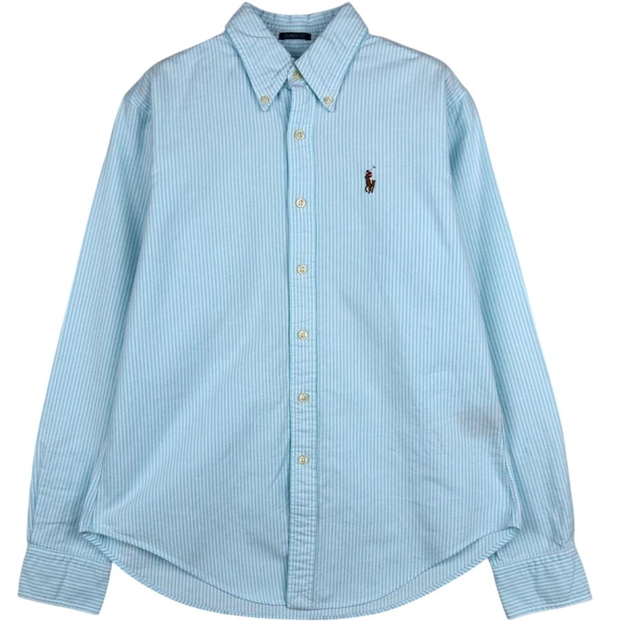 古着 ラルフローレン Ralph Lauren CLASSIC FIT クラシックフィット 長袖 ボタンダウンストライプシャツ レディースM相当/eaa631837 古着 ラルフローレン Ralph Lauren CLASSIC FIT クラシックフィット
