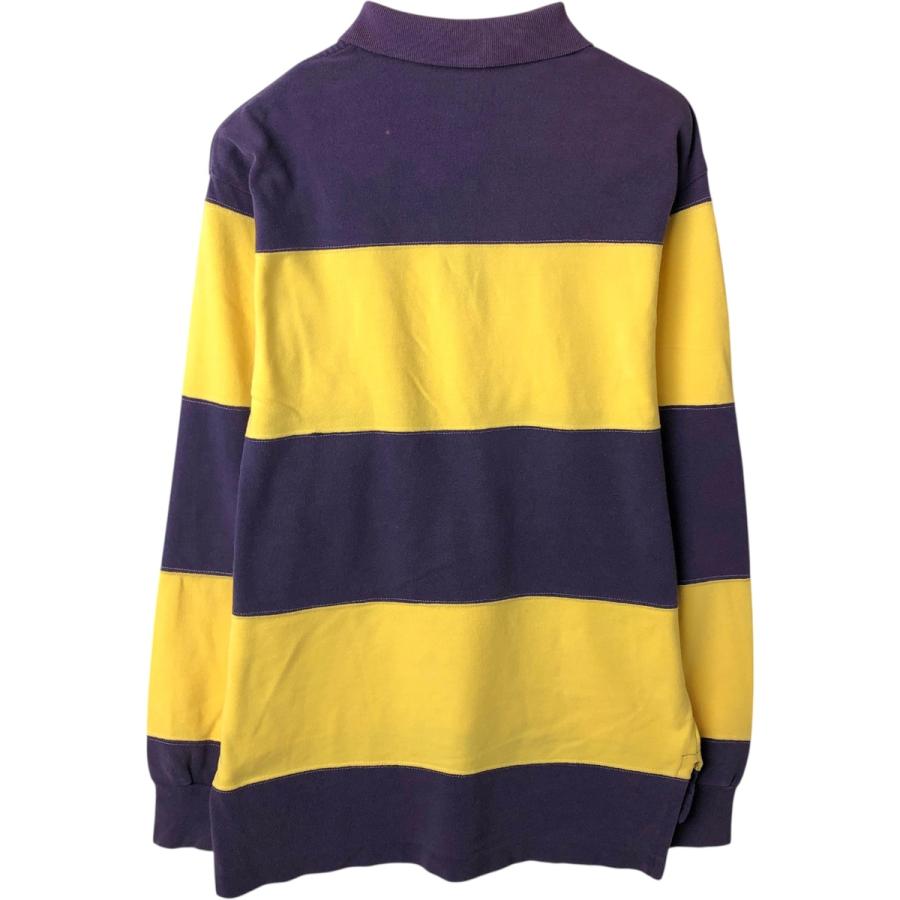 古着 ラルフローレン Ralph Lauren POLO by 長袖 ボーダー ポロシャツ
