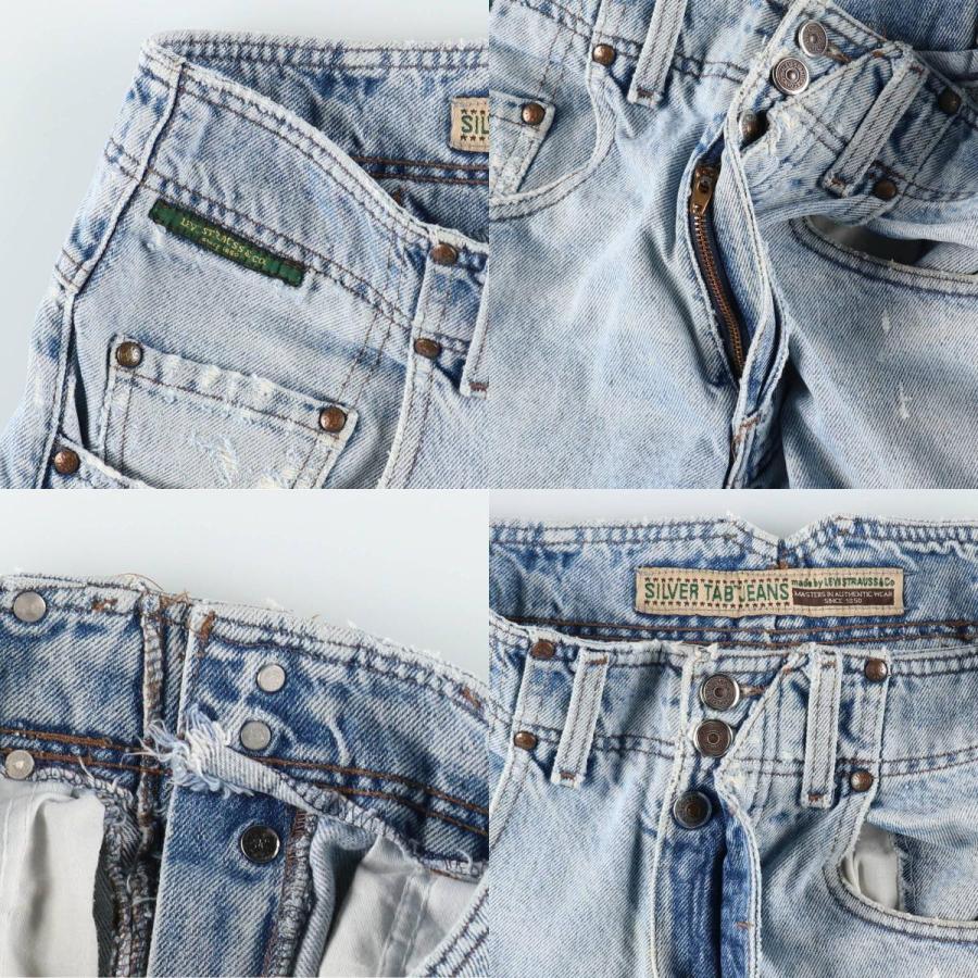 古着 90年代 リーバイス Levi's SILVER TAB シルバータブ テーパードデニムパンツ USA製 メンズw32相当 ヴィンテージ /eaa631995_6
