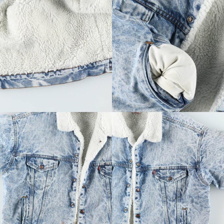 Levi's（リーバイス） 古着 80~90年代 中綿入り ケミカルウォッシュ