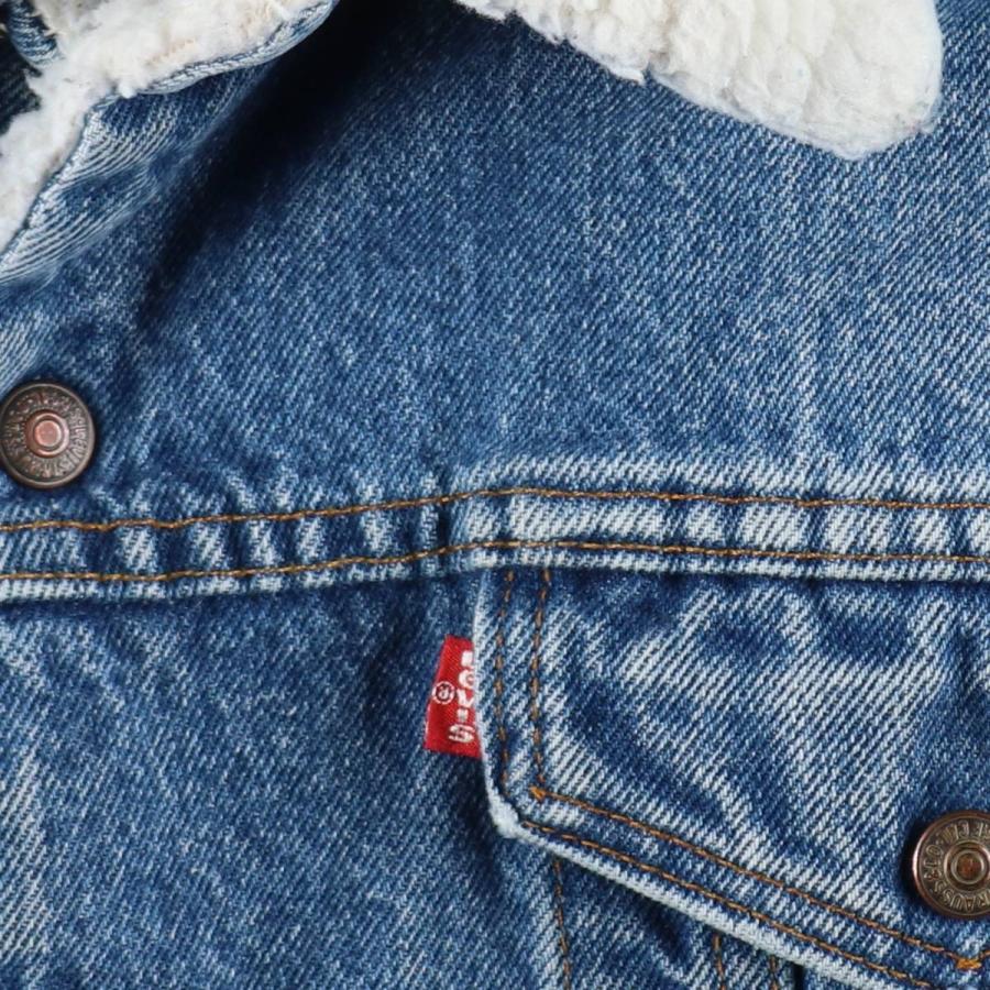 Levi's（リーバイス） 古着 90年代 中綿入り デニムボアジャケット USA