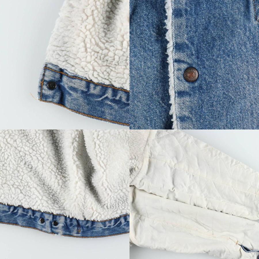 Levi's（リーバイス） 古着 90年代 中綿入り デニムボアジャケット USA