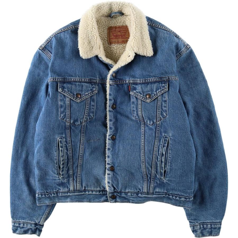 古着 90年代 リーバイス Levi's 71500-0414 デニムボアジャケット メンズXXL相当/eaa632467 Levi's（リーバイス） 古着 90年代 Levi's 71500-0414 デニムボア