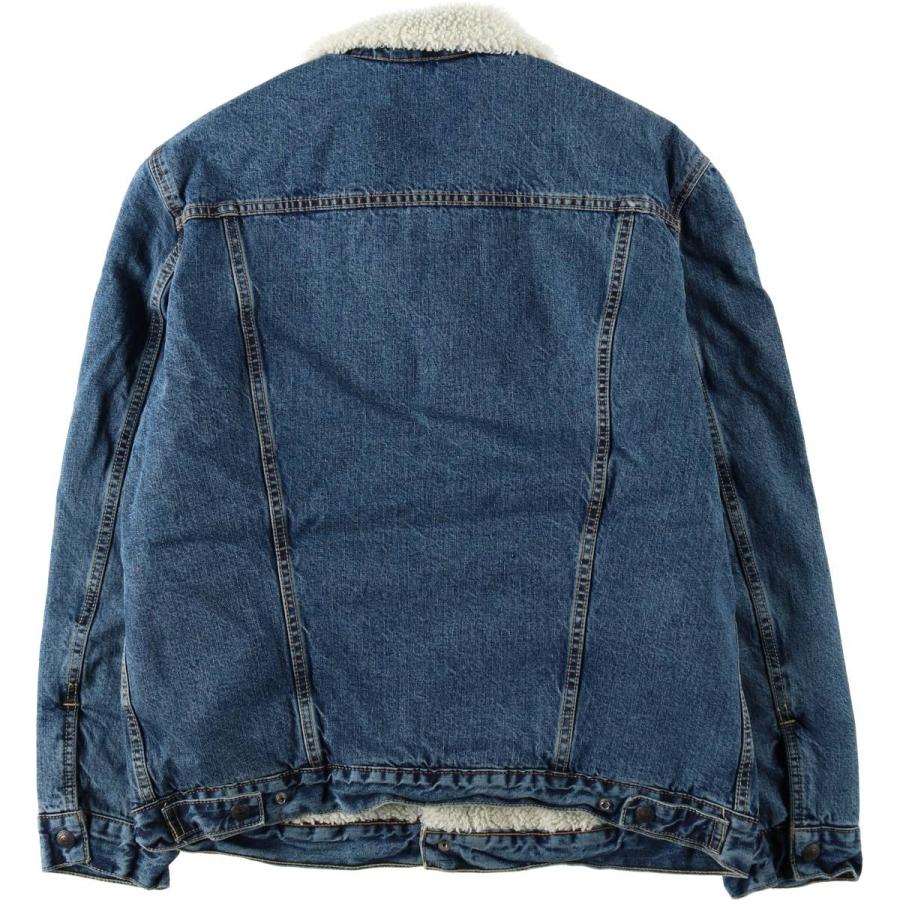 Levi's（リーバイス） 古着 中綿入り デニムボアジャケット メンズXL