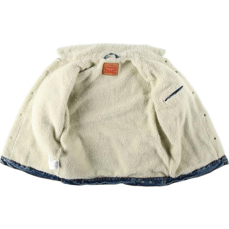古着 リーバイス Levi's 中綿入り デニムボアジャケット メンズXL相当/eaa632475 Levi's（リーバイス） 古着 中綿入り デニムボアジャケット メンズXL