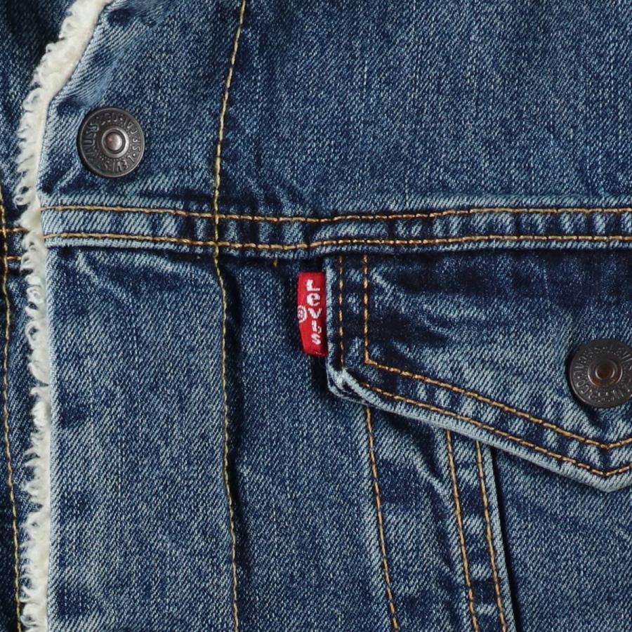 Levi's（リーバイス） 古着 中綿入り デニムボアジャケット メンズXL