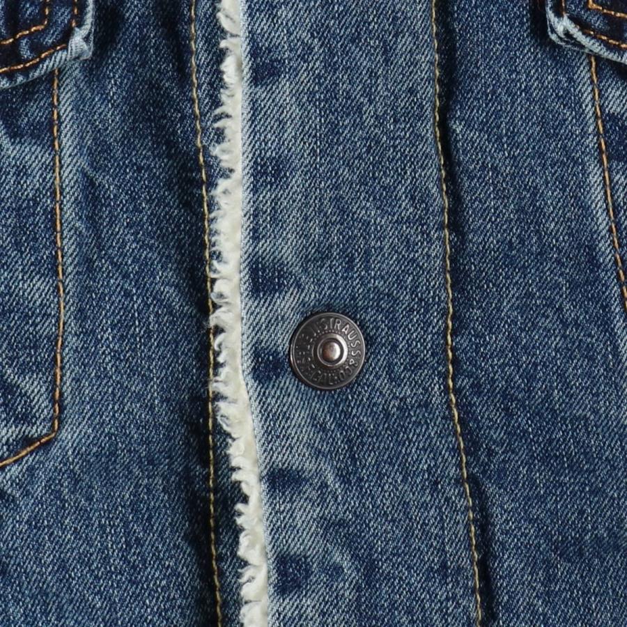 Levi's（リーバイス） 古着 中綿入り デニムボアジャケット メンズXL