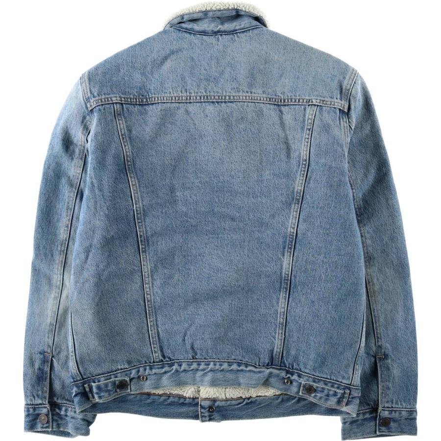 Levi's（リーバイス） 古着 中綿入り デニムボアジャケット メンズL