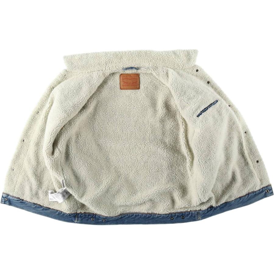 Levi's（リーバイス） 古着 中綿入り デニムボアジャケット メンズL