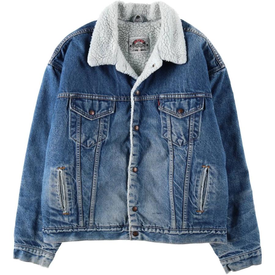古着 90年代 リーバイス Levi's 中綿入り デニムボアジャケット メンズXL相当 ヴィンテージ/eaa632479 Levi's（リーバイス） 古着 90年代 中綿入り デニムボアジャケット
