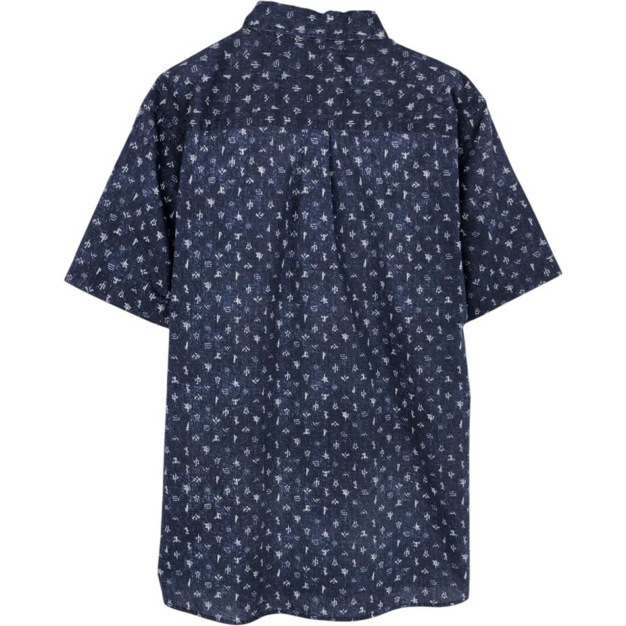 未使用タグ付 パタゴニア 半袖 ゴートゥーシャツ L グリーン 総柄 patagonia（パタゴニア） 古着 ORGANIC COTTON オーガニックコットン