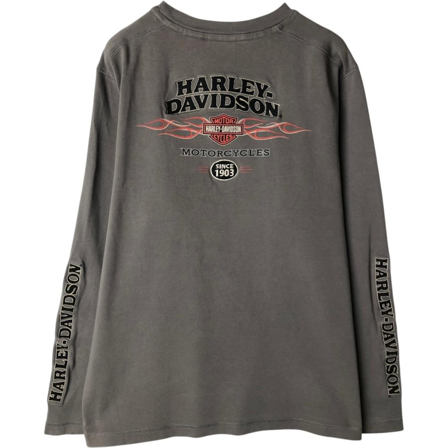 古着 ハーレーダビッドソン Harley-Davidson ロングTシャツ ロンT レディースXL相当/eaa558053 古着 ハーレーダビッドソン Harley-Davidson ロングTシャツ ロンT