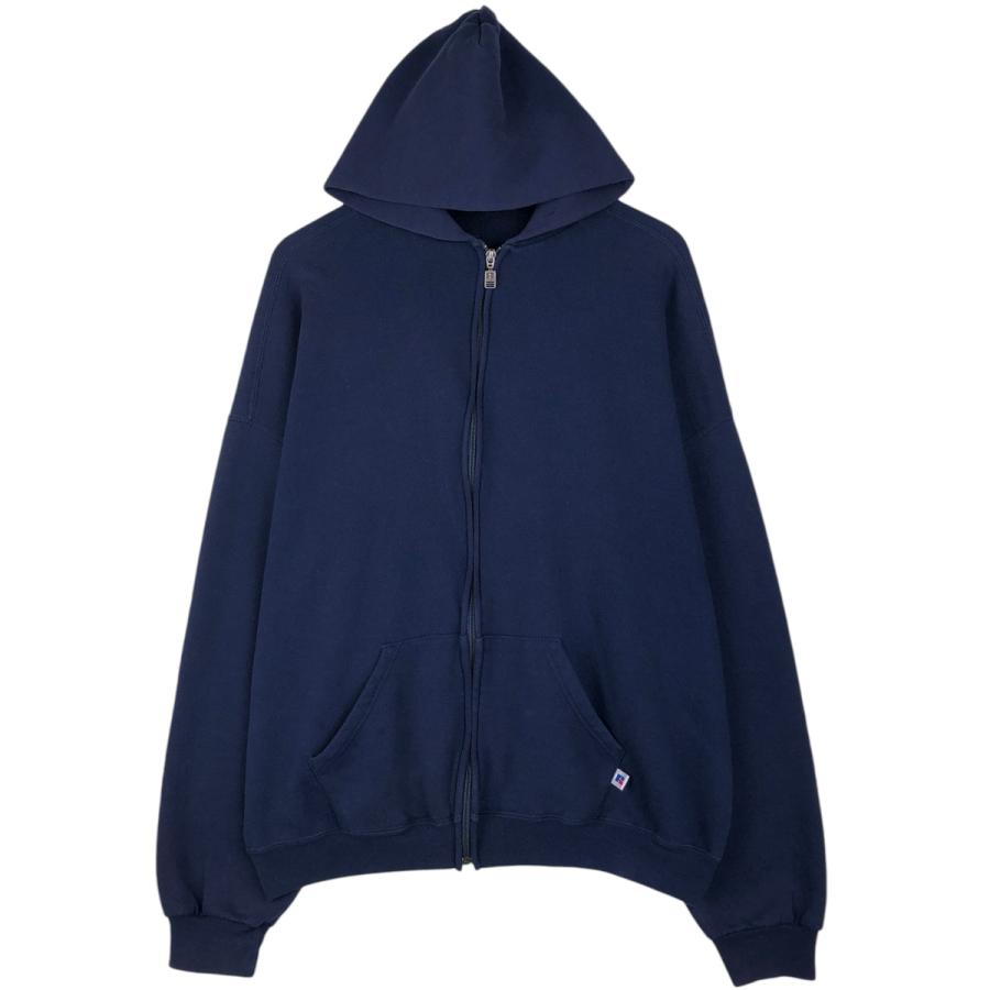 古着 90~00年代 ラッセル Russell ATHLETIC スウェットフルジップパーカー メンズXXL相当 ヴィンテージ/eaa632956 古着 90~00年代 ラッセル Russell ATHLETIC スウェットフルジップ