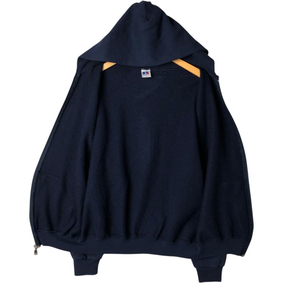 9T7733 Russell Athletic フルジップパーカー　古着 RUSSELL ATHLETIC】ヴィンテージ プルオーバー スウェットパーカー