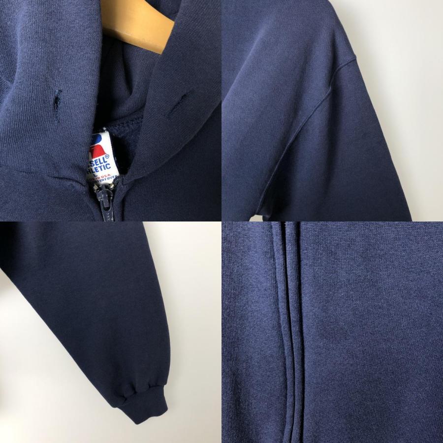 古着 90年代 ラッセル Russell ATHLETIC スウェットフルジップパーカー