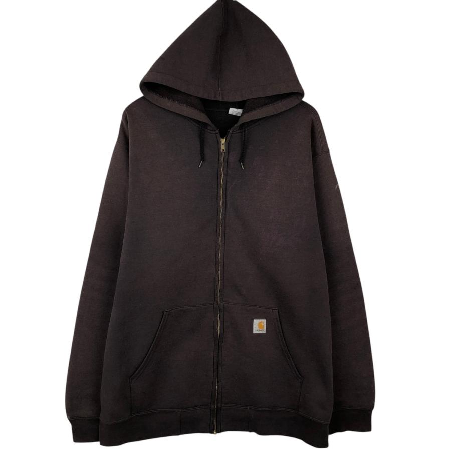 Carhartt（カーハート） 古着 スウェットフルジップパーカー メンズXL