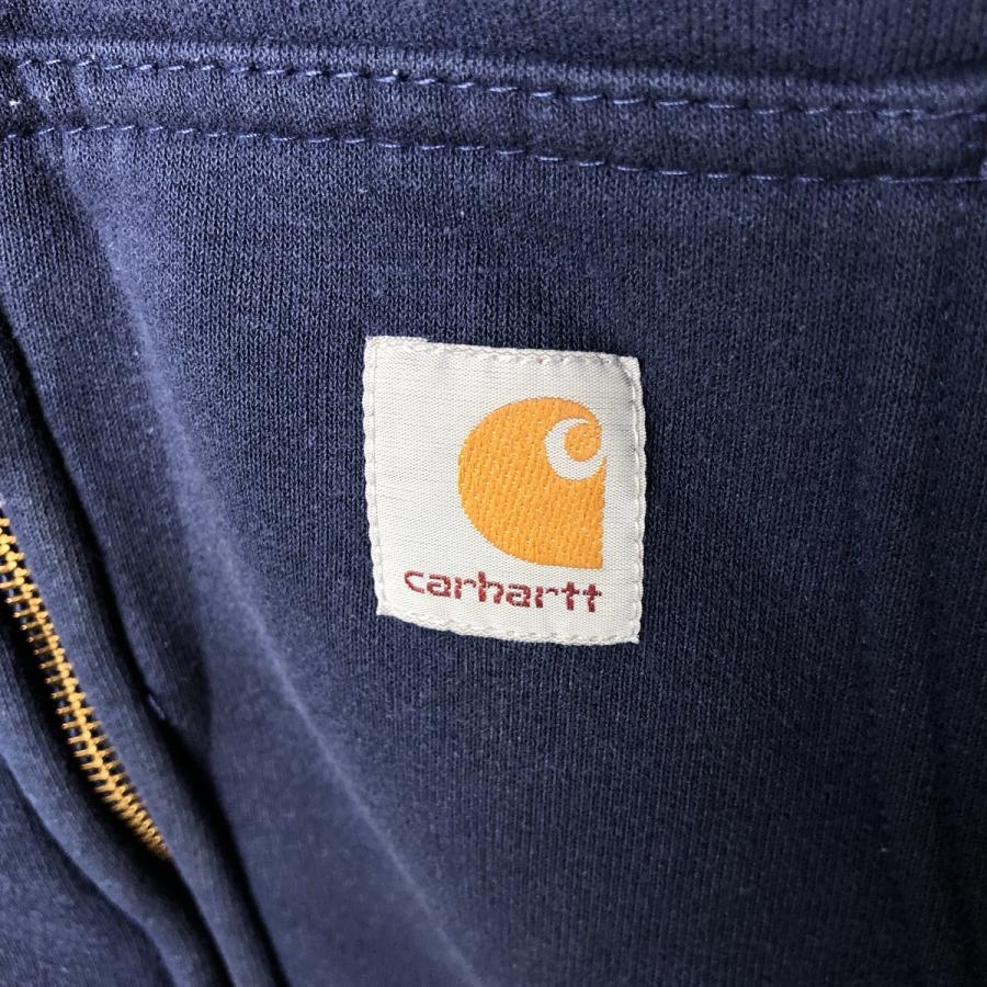 Carhartt（カーハート） 古着 スウェットフルジップパーカー メンズXL