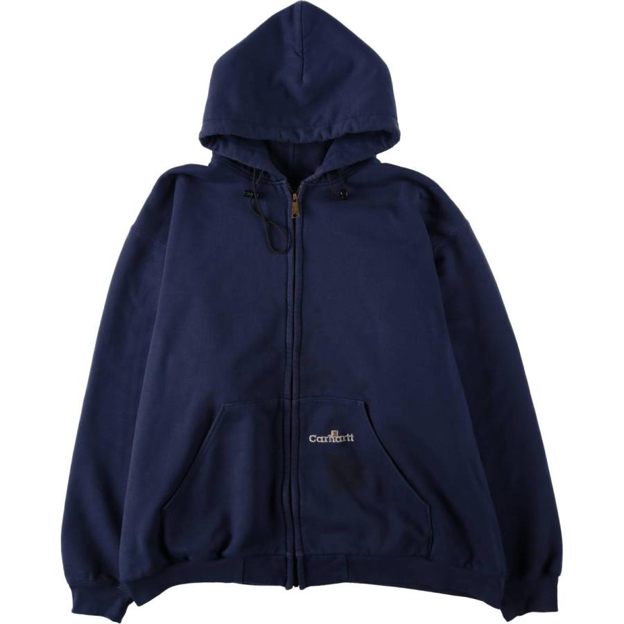 古着 カーハート Carhartt スウェットフルジップパーカー メンズXXL相当/eaa633066 Carhartt（カーハート） 古着 スウェットフルジップパーカー メンズXXL