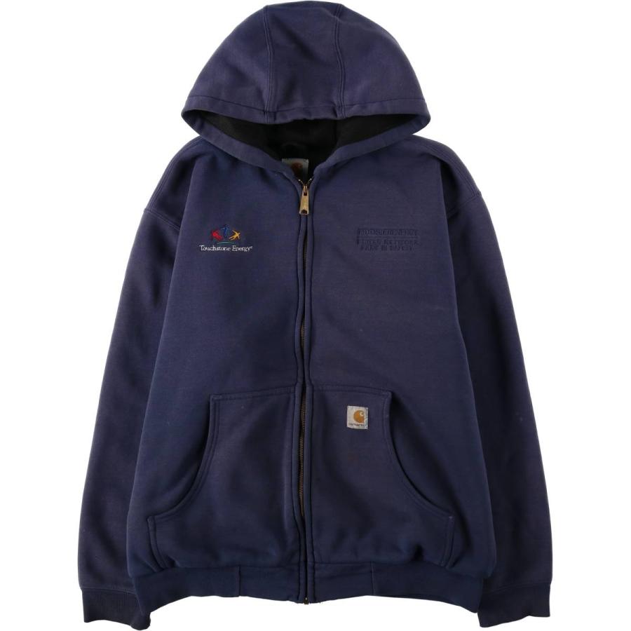 Carhartt（カーハート） 古着 スウェットフルジップパーカー メンズL