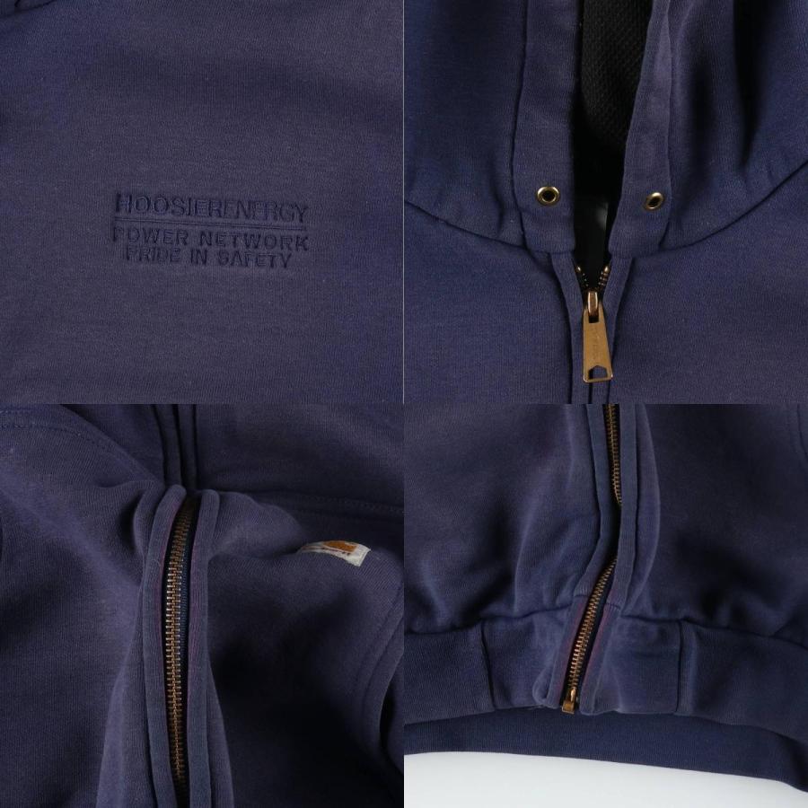 Carhartt（カーハート） 古着 スウェットフルジップパーカー メンズL