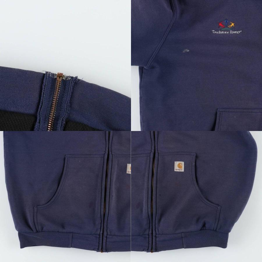 Carhartt（カーハート） 古着 スウェットフルジップパーカー メンズL