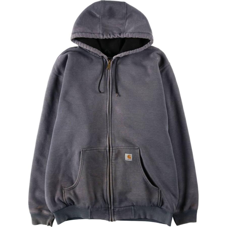 古着 カーハート Carhartt スウェットフルジップパーカー メンズXL相当/eaa633070 Carhartt（カーハート） 古着 スウェットフルジップパーカー メンズXL