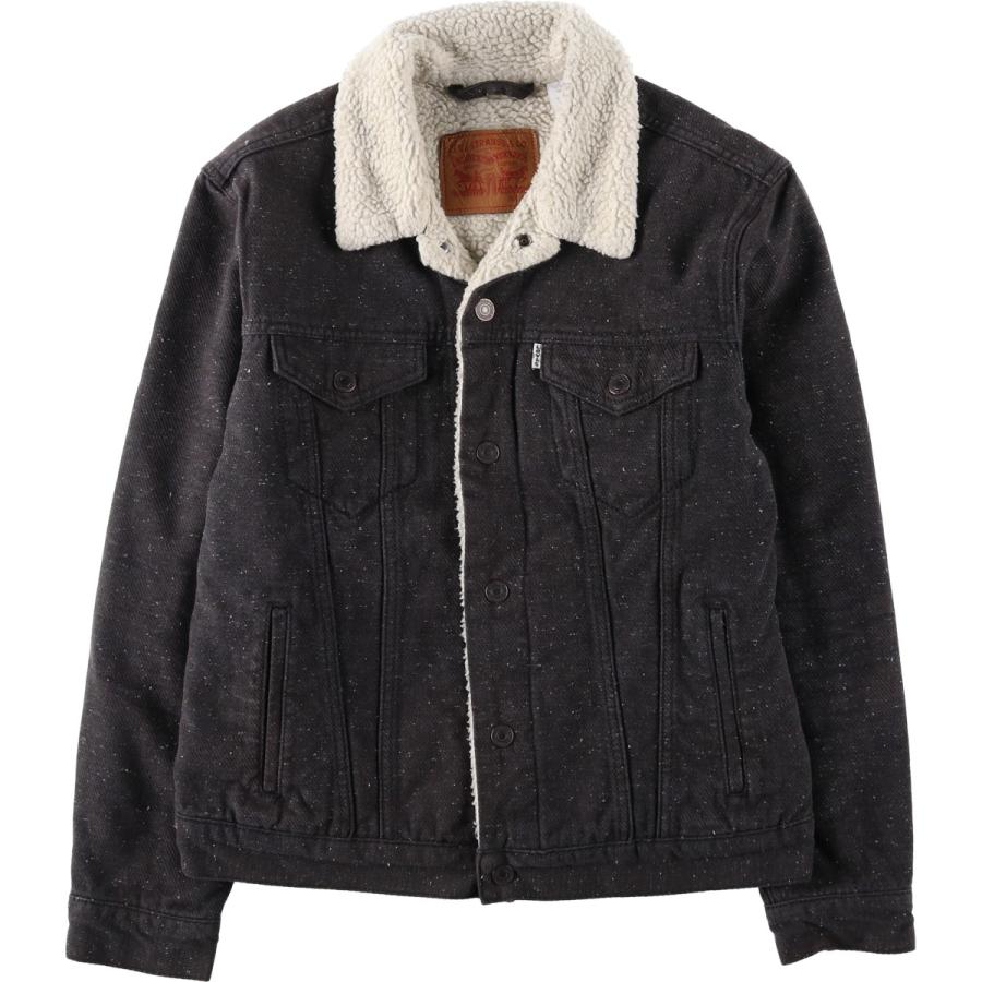 古着 リーバイス Levi's 中綿入り デニムボアジャケット メンズM相当/eaa633229 Levi's（リーバイス） 古着 中綿入り デニムボアジャケット メンズM