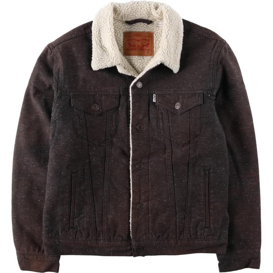 古着 リーバイス Levi's 中綿入り デニムボアジャケット メンズM相当/eaa633230 Levi's（リーバイス） 古着 中綿入り デニムボアジャケット メンズM