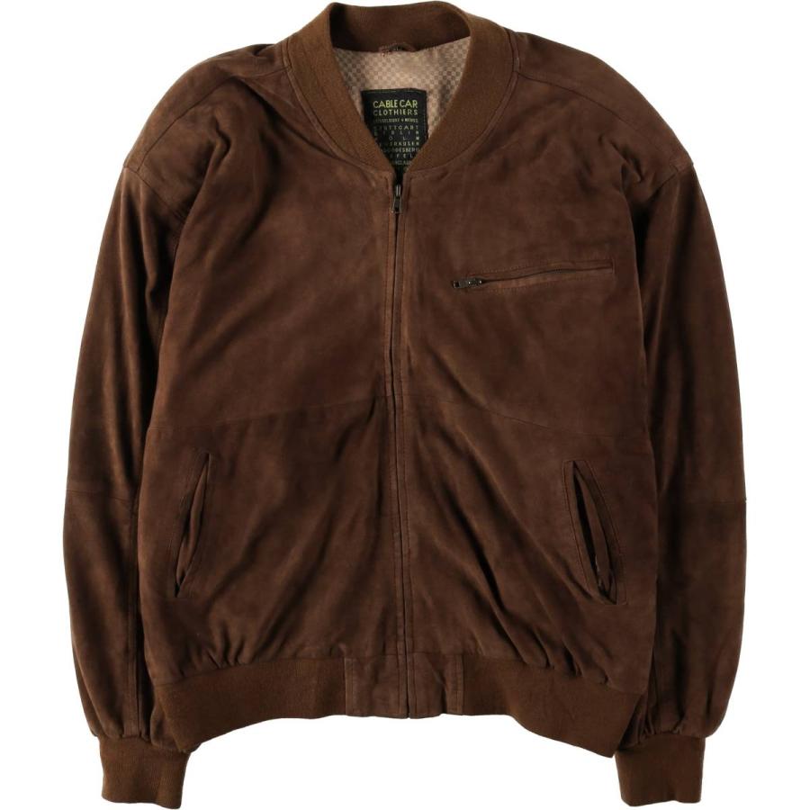 古着 CABLE CAR CLOTHIERS スエードレザーブルゾン メンズXL相当