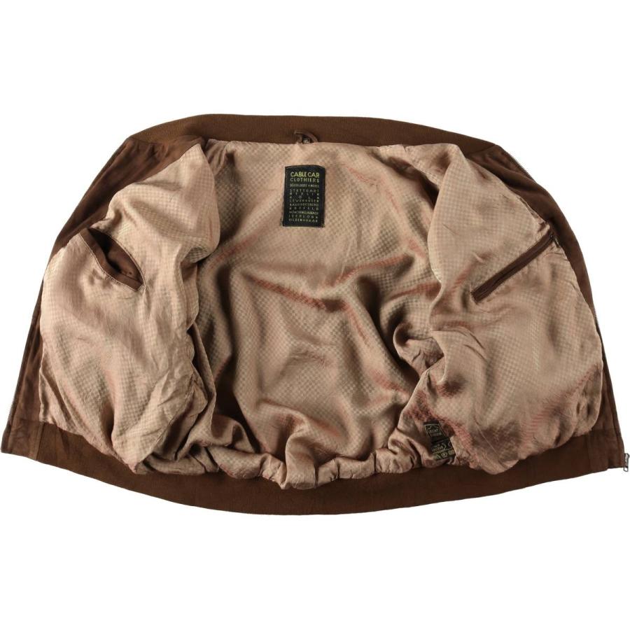 古着 CABLE CAR CLOTHIERS スエードレザーブルゾン メンズXL相当