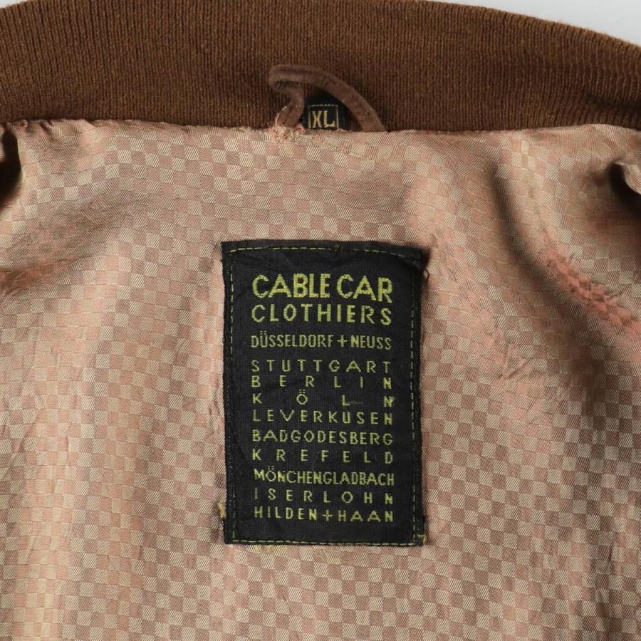 古着 CABLE CAR CLOTHIERS スエードレザーブルゾン メンズXL相当