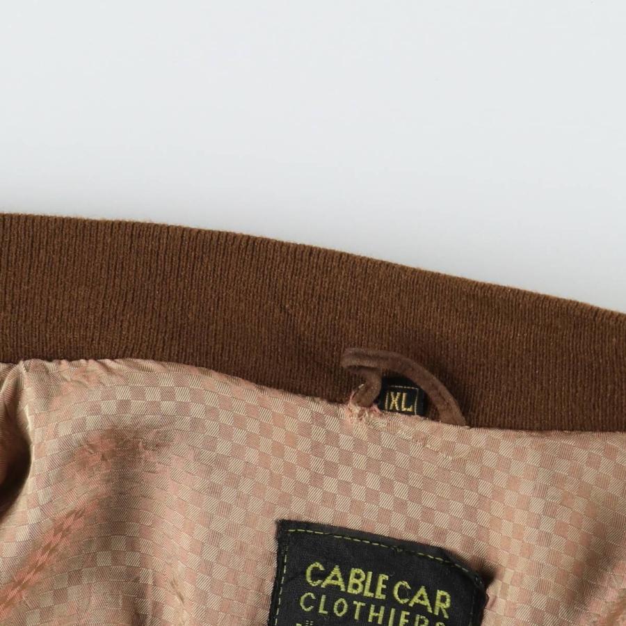 古着 CABLE CAR CLOTHIERS スエードレザーブルゾン メンズXL相当