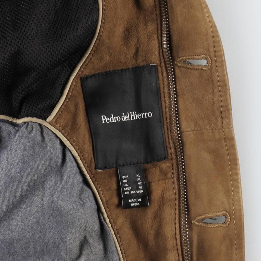 古着 Pedro del Hierro バルスタージャケット スエードレザーブルゾン