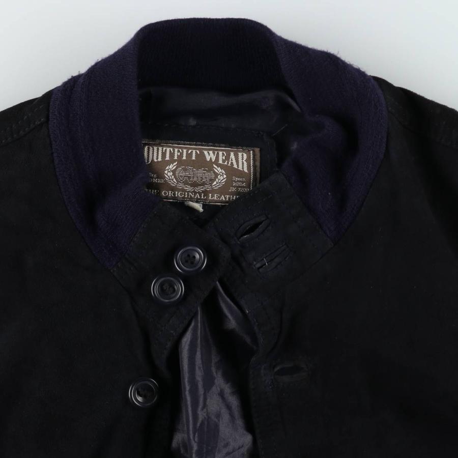 古着 OUTFIT WEAR バルスタージャケット スエードレザーブルゾン