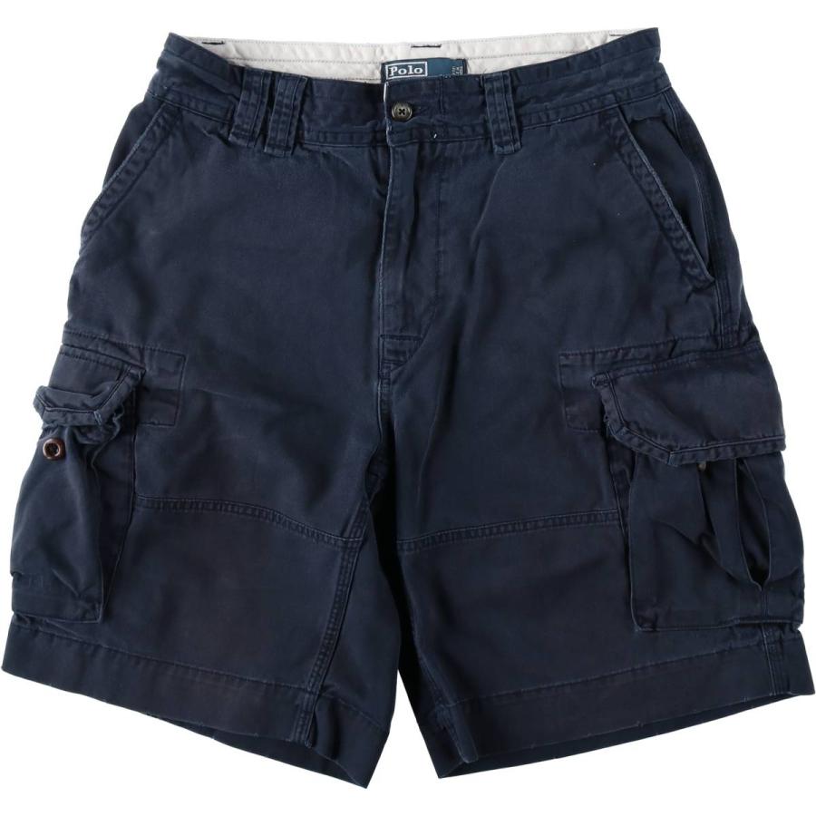 RRL ファティーグ　ショーツ　Ｗ３４　ブラック　ヘリンボーン　ショートパンツ 古着 ラルフローレン Ralph Lauren POLO by GELLAR FATIGUE SHORT