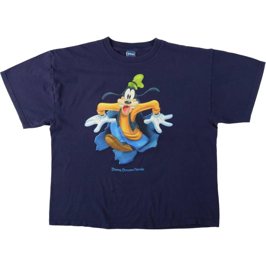 古着 90年代 DIsney GOOFY グーフィー キャラクタープリントTシャツ