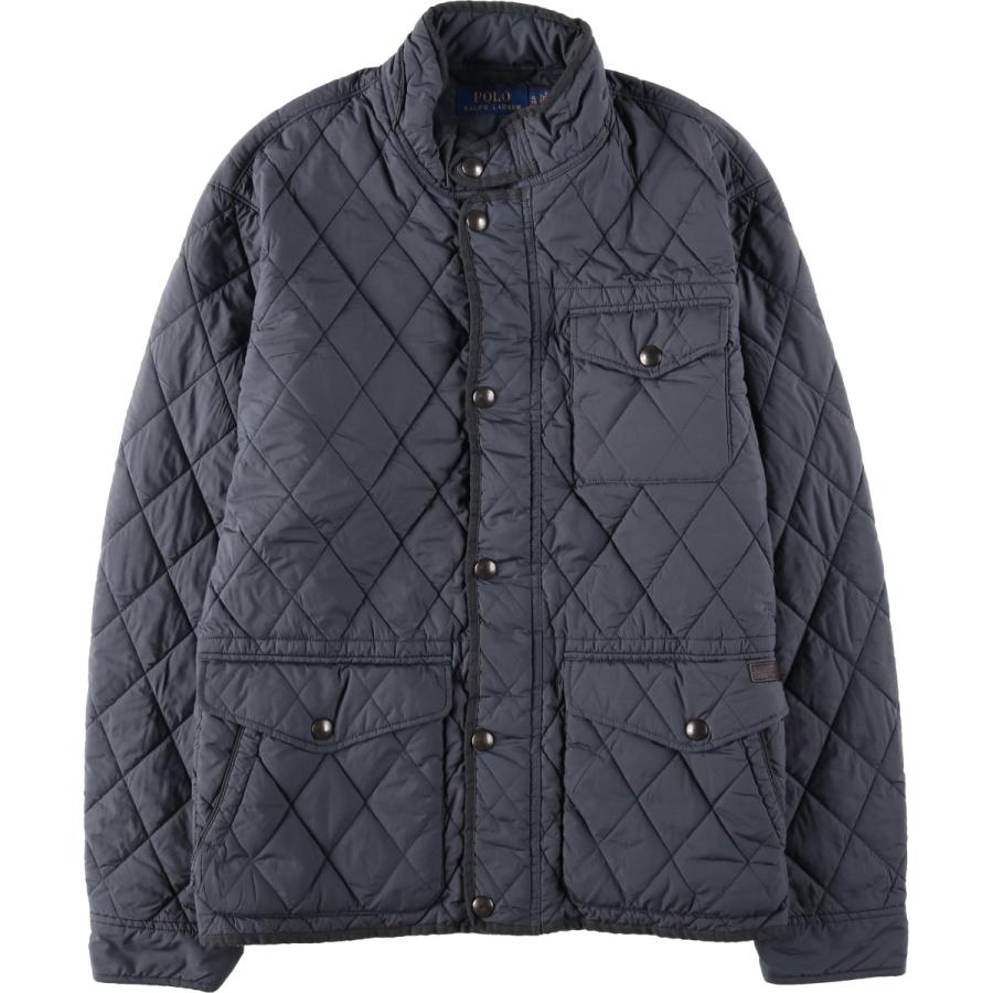 POLO RALPH LAUREN ジャケット キルティング裏地 ブラック M 古着 ラルフローレン Ralph Lauren POLO RALPH LAUREN キルティング