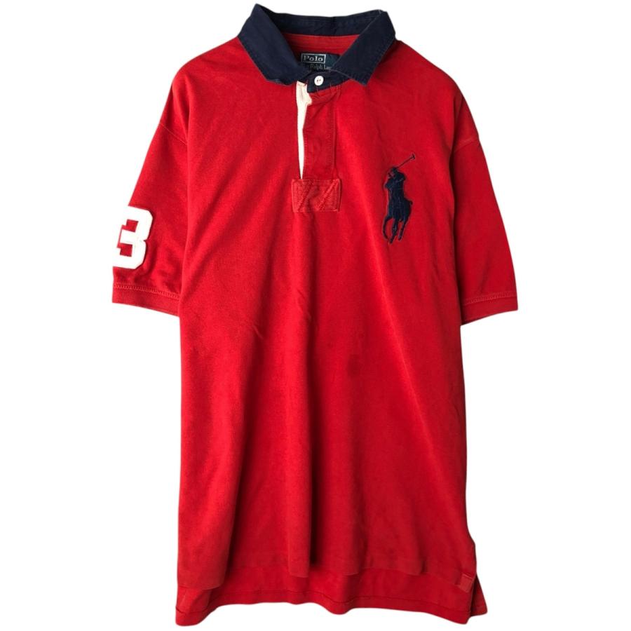 Polo Ralph Lauren ビックポニー ラガーシャツ　ポロシャツ 古着 ラルフローレン Ralph Lauren POLO by ビッグポニー 半袖 ラガー