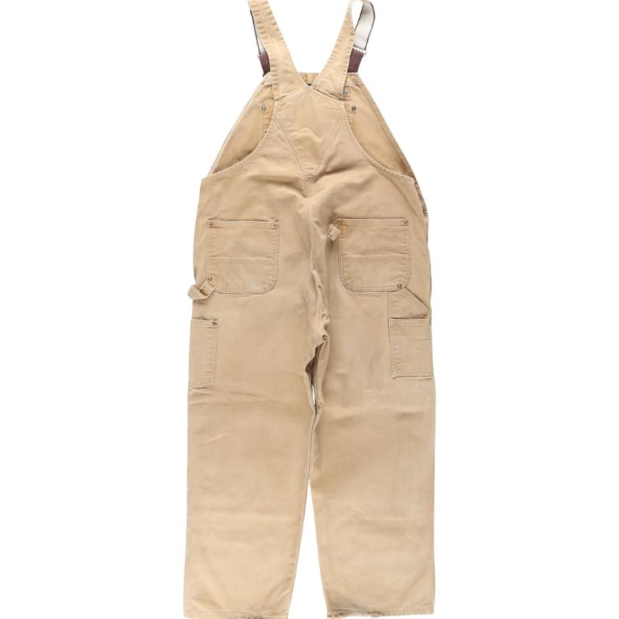 カーハート　オーバーオール　ダック生地 ダブルニー Carhartt（カーハート） 古着 ビッグサイズ ダブルニー ダック