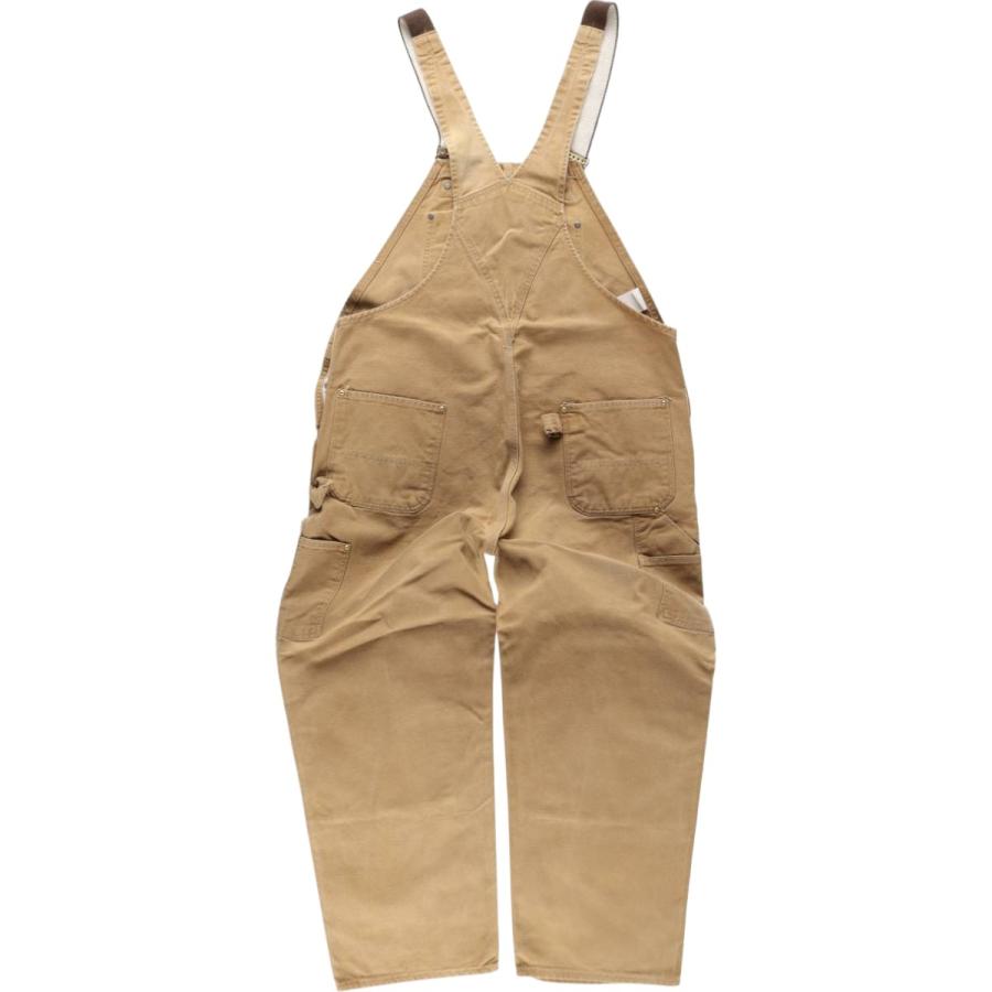 古着 ビッグサイズ カーハート Carhartt ダブルニー ダック オーバーオール メンズw46相当/eaa633586 Carhartt（カーハート） 古着 ビッグサイズ ダブルニー ダック